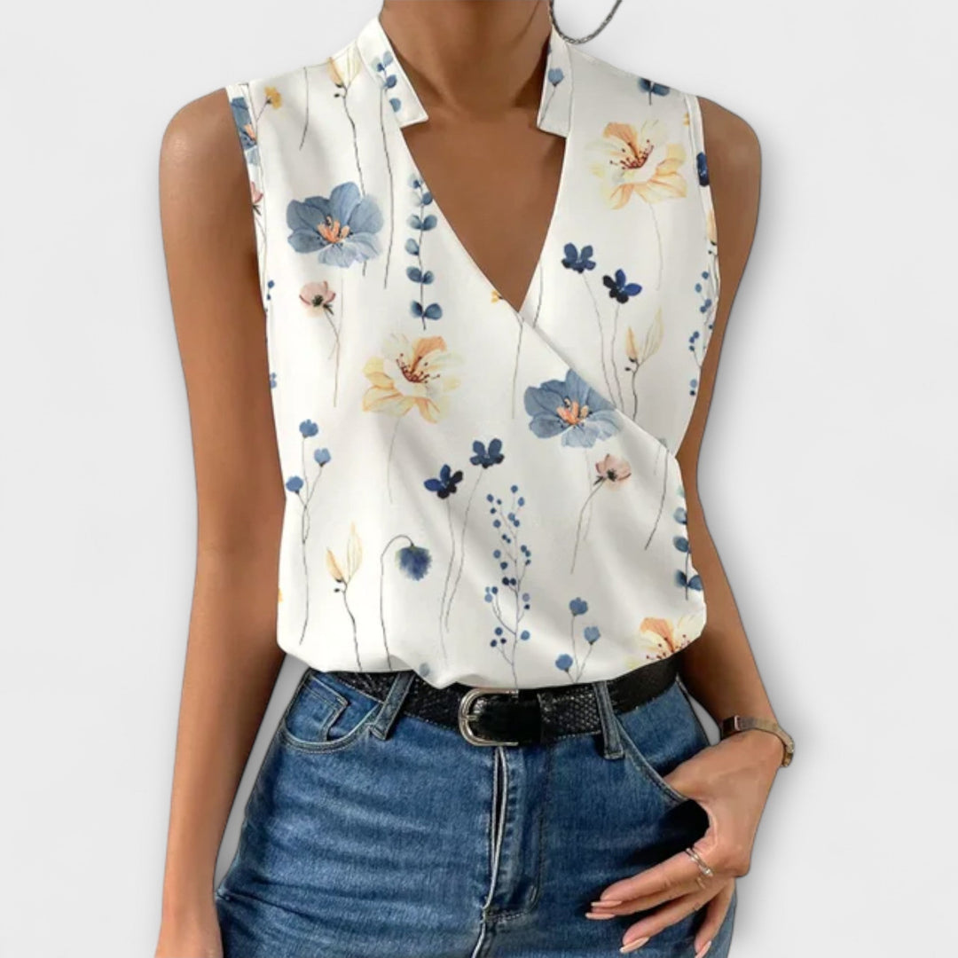 Clara | Elegant V-neck Top